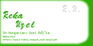 reka uzel business card